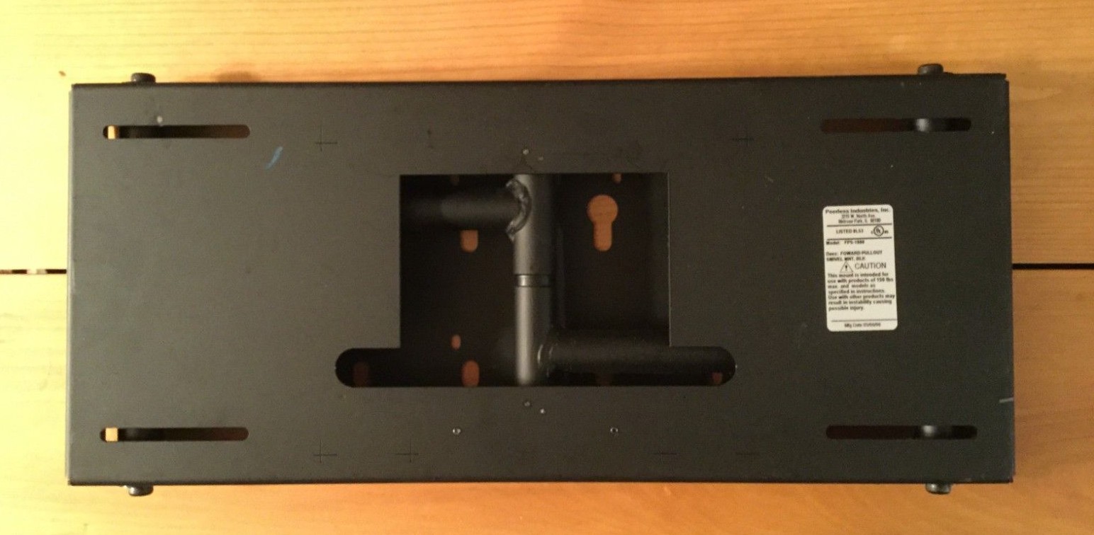 Peerless FPS-1000 TV Swivel Mount Black LCD Plasma Unused