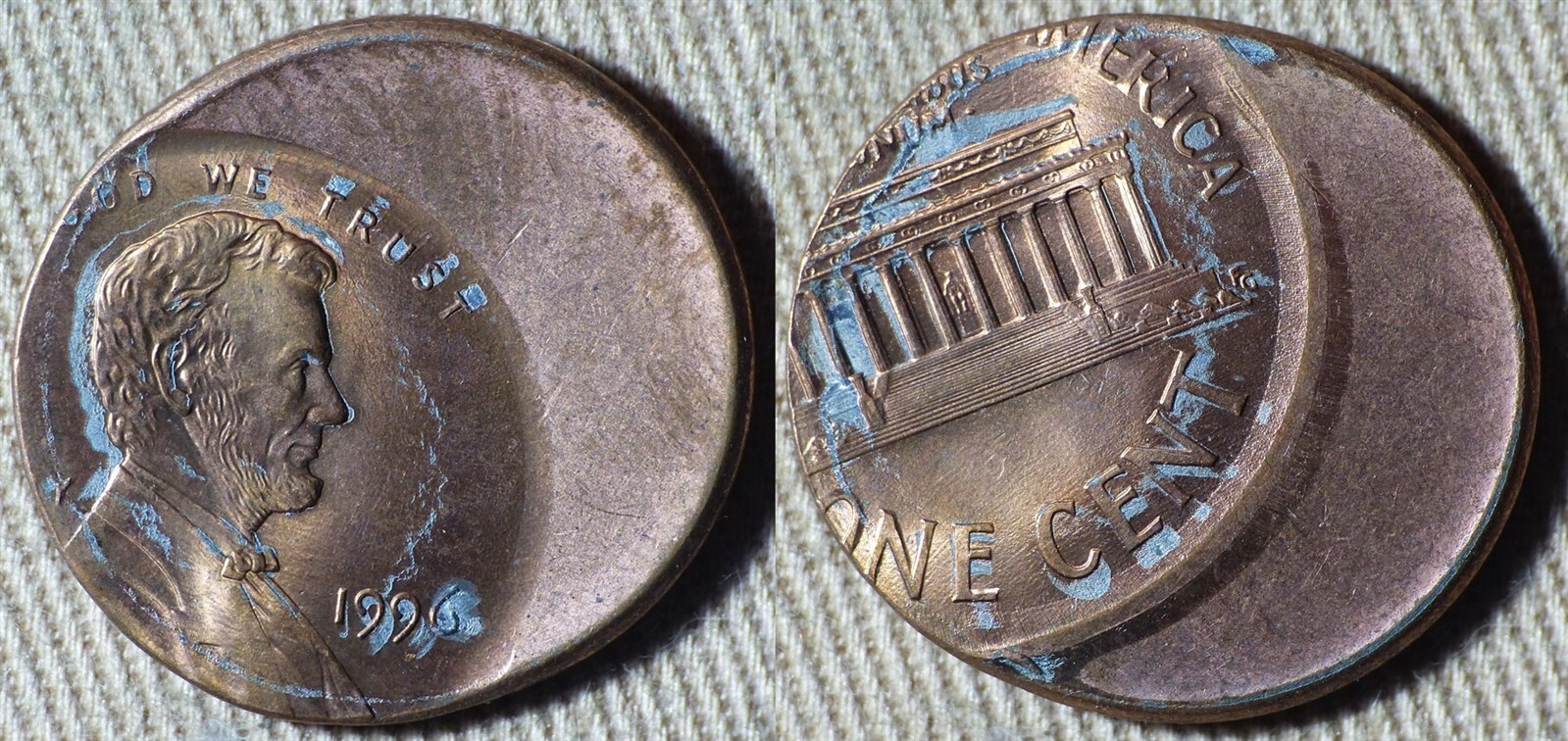Ἂ2ᾔ破産警告編Ὀᾰᾞ Error : Lincoln Cent 1996 Full Date 55% Off Center IREC1683