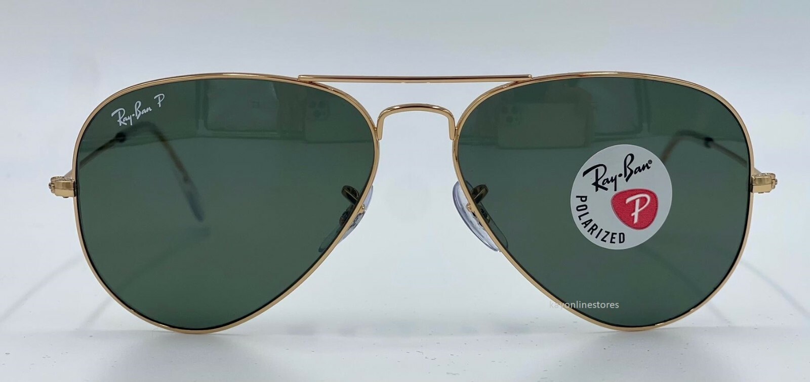 RB3025 001/58 58 定価37,840円 Ray Ban Aviator Gold RB3025 001/58 Polarized Green