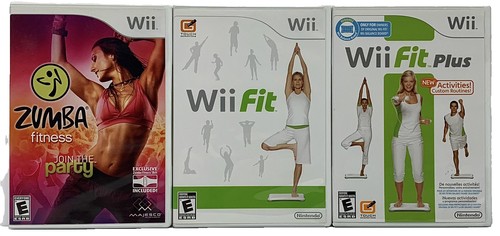 【非売品】Wii Fit B2販促ポスター Wii Fitness (2) Nintendo Requires Wii Balance Board & Zumba