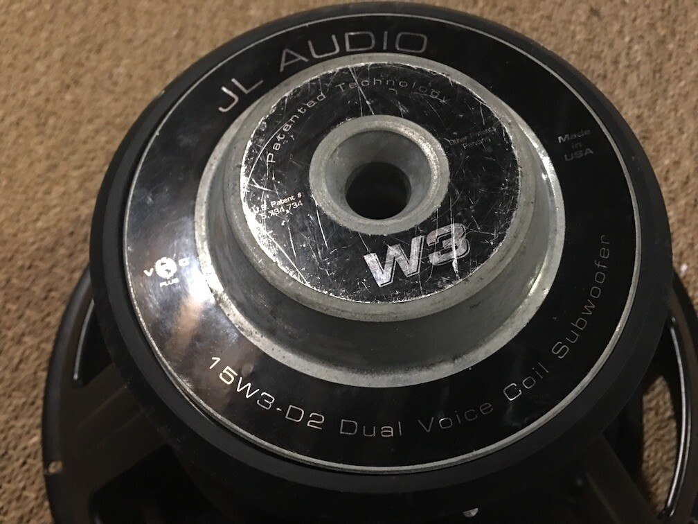 JL Audio 15W3-D2 1-Way 15in. Car Subwoofer