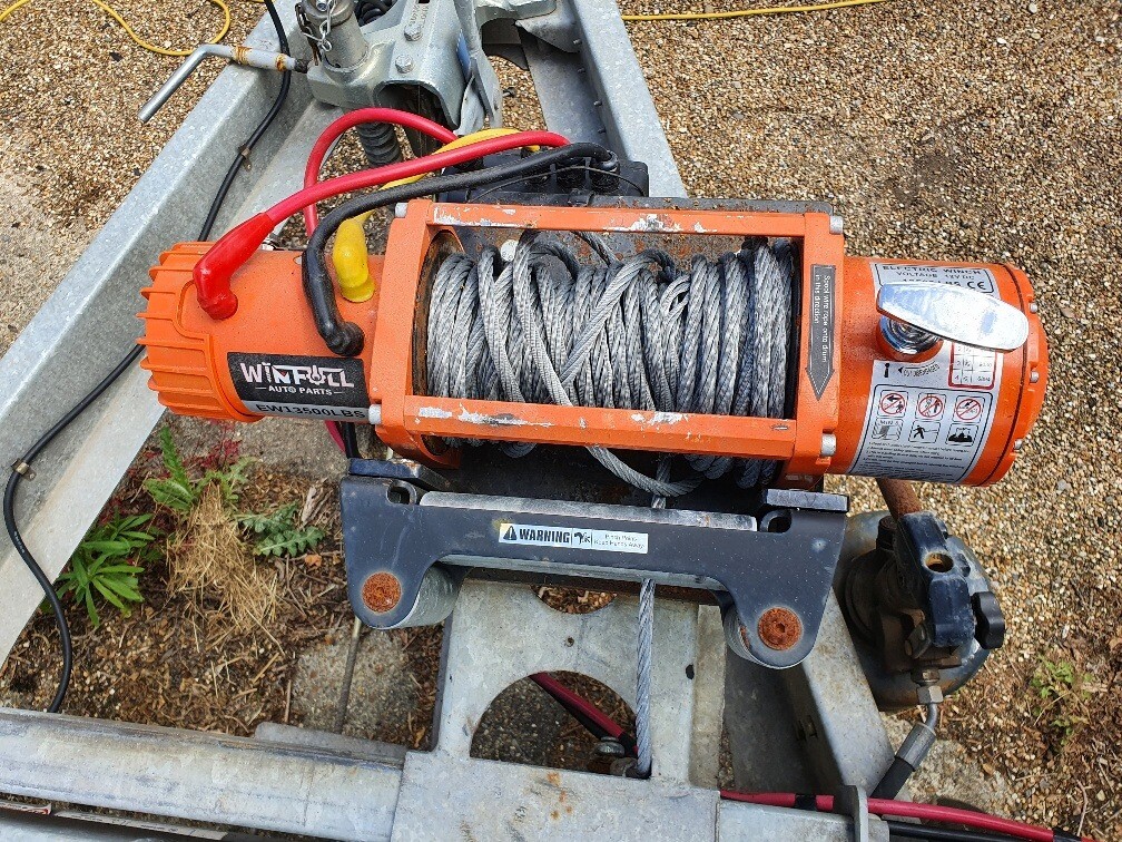 Ifor Williams CT177 Car Transporter Trailer and Electric Winch in