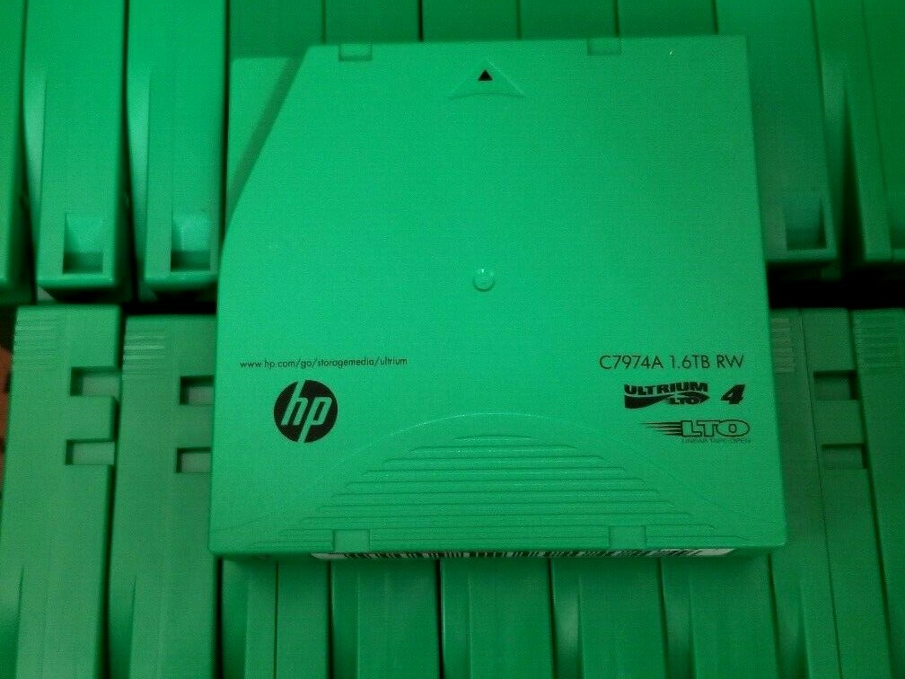 Case of 20 HP LTO-4 Ultrium RW Data Cartridges 1.6TB C7974AN, pre-owned