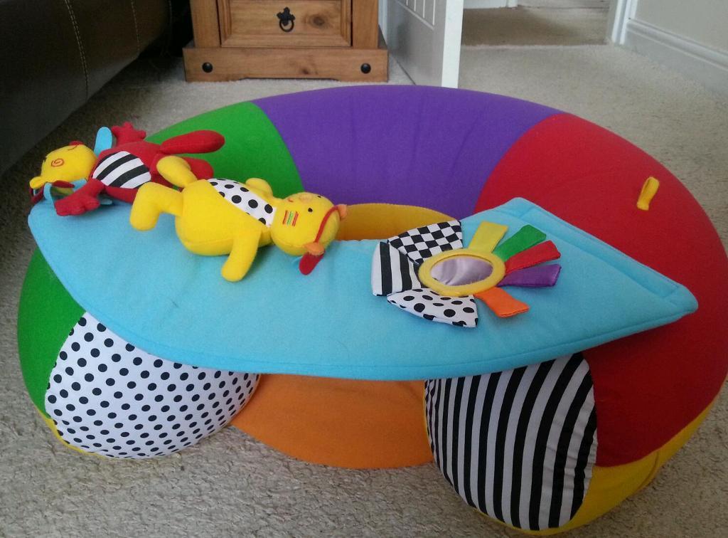 Brightly Coloured Baby Support Ring/Sit Me Up Cushion in Groby