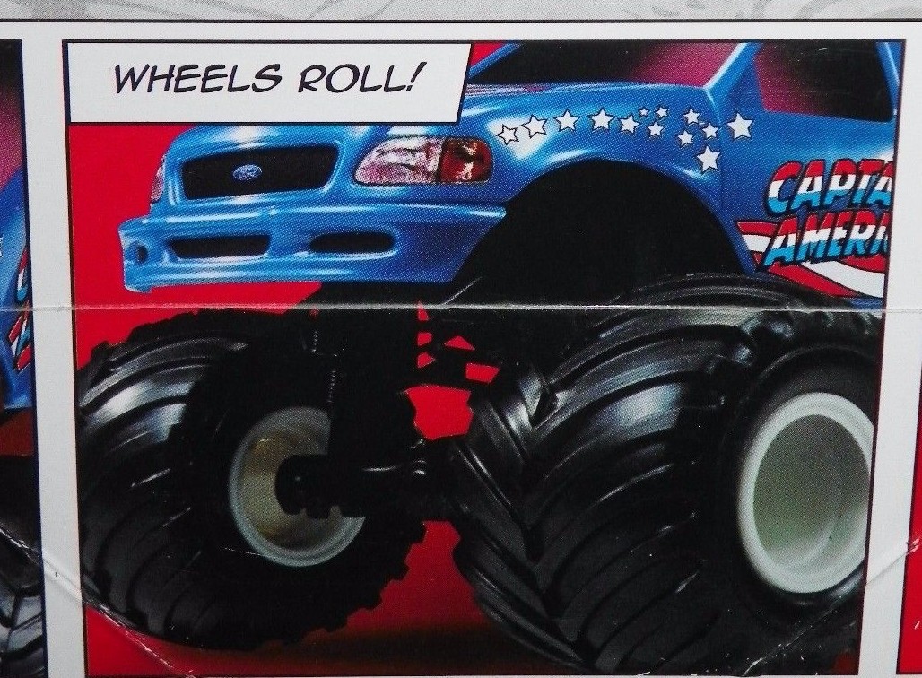 AMT 1/32 CAPTAIN AMERICA MONSTER TRUCK SNAP IT Plastic Model Kit #857 NIB