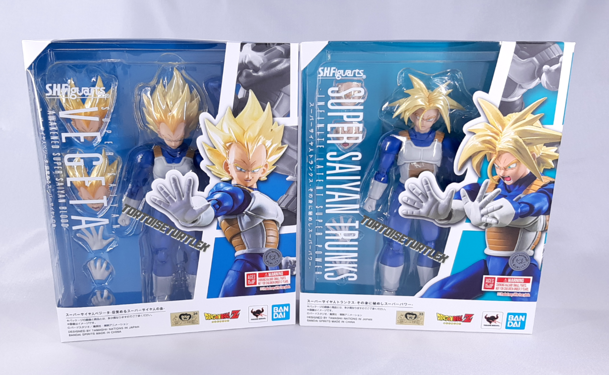 Dragon Ball S.H.Figuarts Super Saiyan Vegeta Trunks Set of2