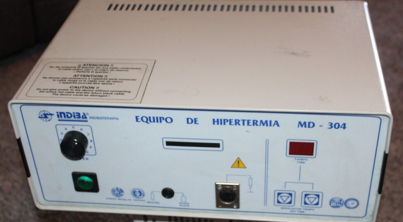 INDIBA INDIBATERAPIA Model MD-304 EQUIPO DE HIPERTERMIA INDIBA INDIBATERAPIA Model MD-304 EQUIPO DE HIPERTERMIA