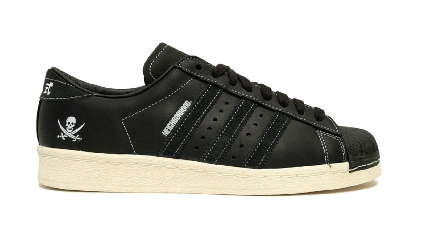 ADIDAS X NEIGHBORHOOD MEN SUPERSTAR 2005 BLACK ID8650 Size 8 ADIDAS X NEIGHBORHOOD MEN SUPERSTAR 2005 BLACK ID8650 Size 8