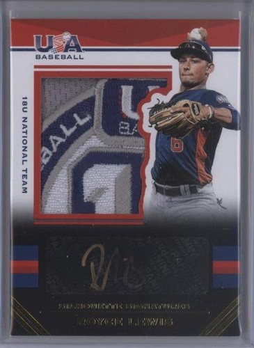 Twins Royce Lewis Stars And Stripes 3 Color Patch Auto /25