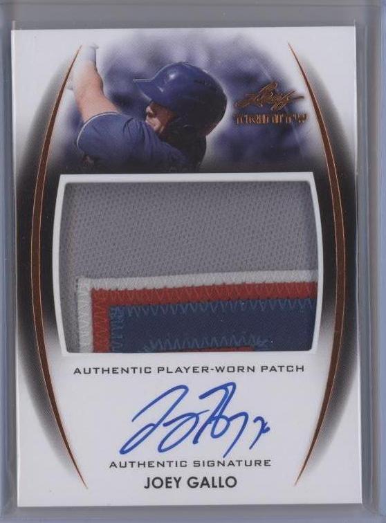 2014 Leaf Trinity - Joey Gallo #PA-JG3