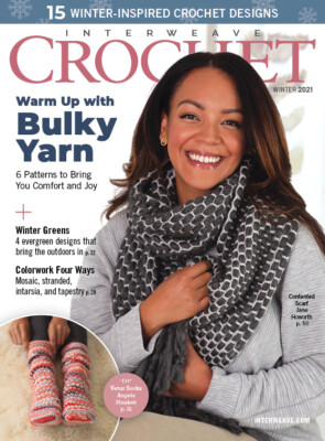 INTERWEAVE CROCHET WINTER 2021 / WARM UP WITH BULKY YARN.