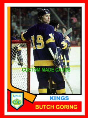 LOS ANGELES KINGS 1974-75 Style Custom Made ACEO Art Hockey Cards U-PICK