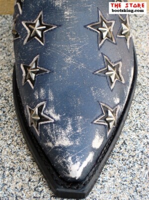 SENDRA SENDRA BOOTS AMERIKA COWBOYSTIEFEL WESTERNSTIEFEL LEDER HANDMADE GR. 37 BIS 47