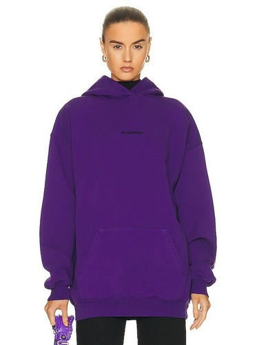 BALENCIAGA ダークグレー パーカー XL Balenciaga Shrunk Parka Jacket in Black | FWRD