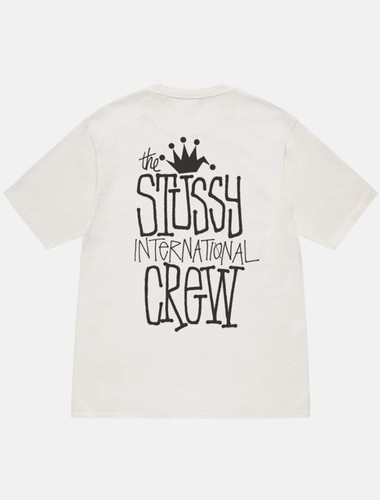 Stussy Crown International Tee Natural Large New With Tags
