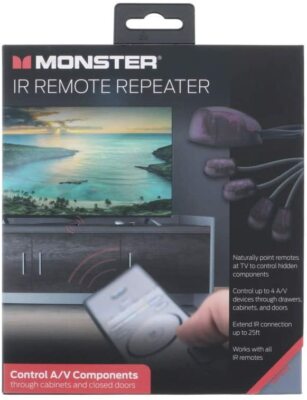 Monster IR Remote Repeater New in Box Remote Control Devices Control A/V Devices