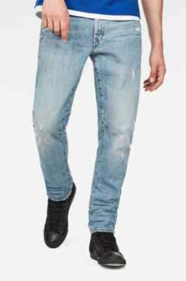 Jeans G-Star Man D-Staq 3D Straight Tapered ( Lt Aged Destroy) Size W30 L32