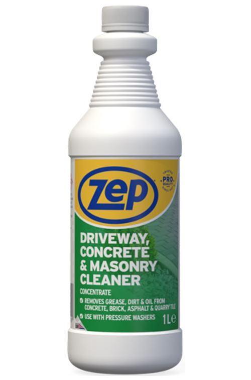 Zep Driveway, Concrete and Masonry Cleaner Concentrate Removes Grease and Oil 1L