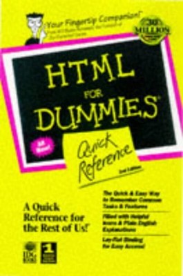 HTML for Dummies Quick Reference Paperback Eric J., Ray, Deborah