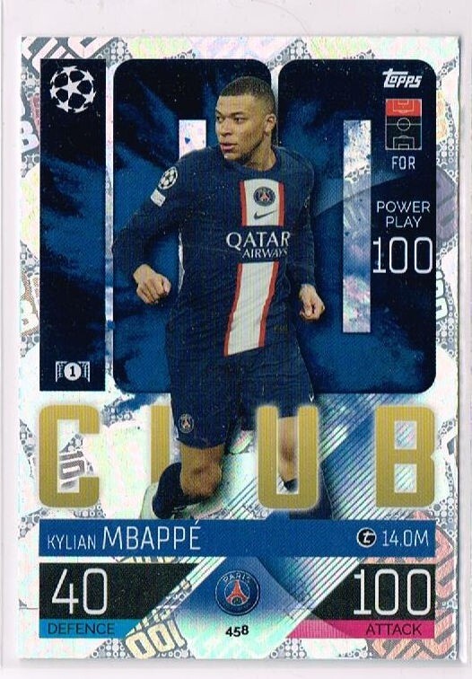 2022-23 Topps KYLIAN MBAPPE インサートTHE MAN Kylian Mbappe