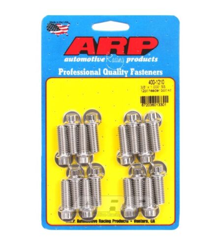 Stage 8 Header Bolt Kit - 12pt 3/8-16 x 1 Stage 8 Header Bolt Kit - 12pt 3/8-16 x 1