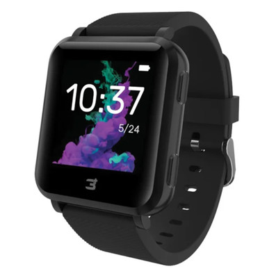 3Plus Vibe Smartwatch Fitness Tracker - Black