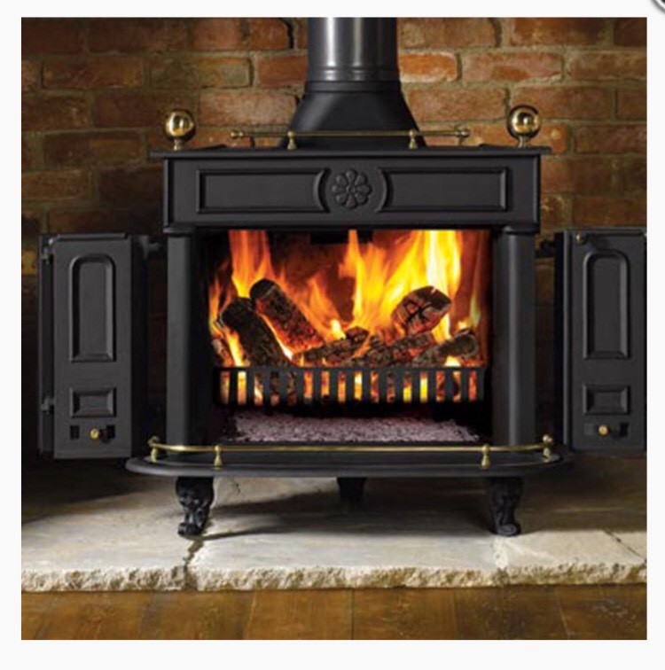 Wood burning stove and complete flue system in Bournemouth, Dorset