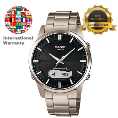 Pre-owned Casio International Warranty Lcw-m170td-1ajf Lineage Solar Radio Men's Watch