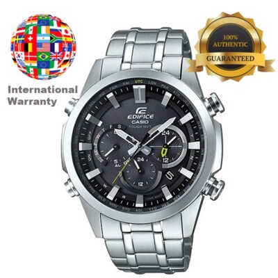 Pre-owned Casio International Warranty Eqw-t630jd-1ajf Edifice Solar Radio Men's Watch