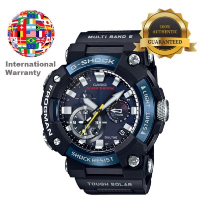 Pre-owned Casio International Warranty Gwf-a1000c-1ajf G-shock Frogman Radio Solar Men's Watch