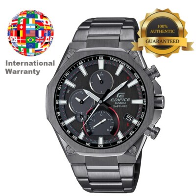 Pre-owned Casio International Warranty Eqb-1100ydc-1ajf Edifice Chronograph Men's Watch