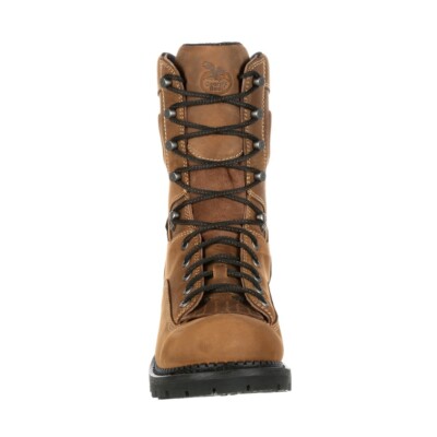 Pre-owned Georgia Boot Comfort Core Logger Waterproof Work Boot Gb00096 In Brown