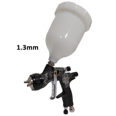 DeVilbiss Tekna Pro Lite Paint Spray Gun TE20 Air Cap 13 1.3 Tip 600ml cup car