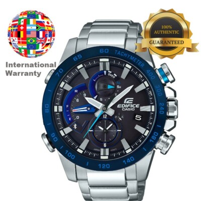 Pre-owned Casio International Warranty Eqb-800db-1ajf Edifice Chronograph Men's Watch