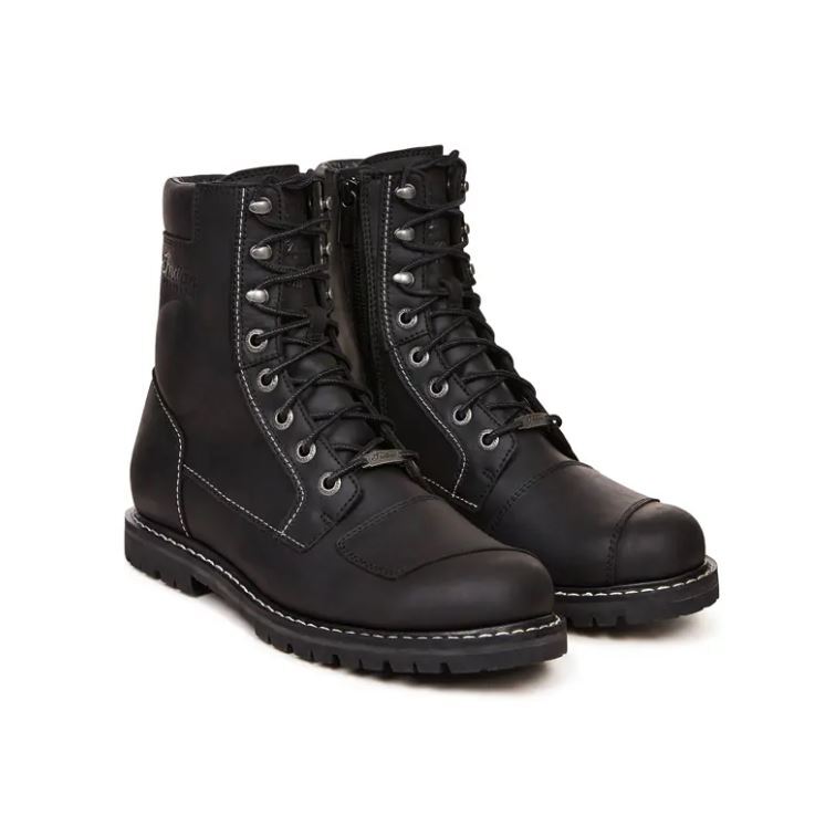 Pre-owned Indian Motorcycle Women's Lace Up Boot Black 2861704