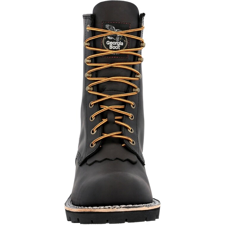Pre-owned Georgia Boot Forestry Logger Work Boot Gb00648 In Black