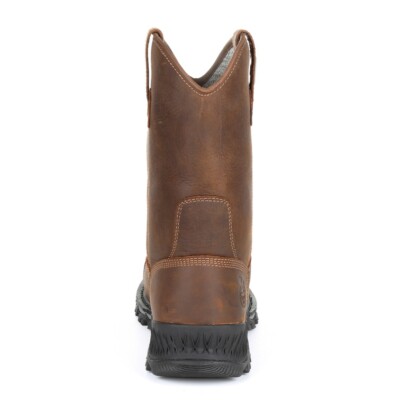 Pre-owned Georgia Boot Rumbler Composite Toe Waterproof Pull- On Work Boot Gb00286 In Brown