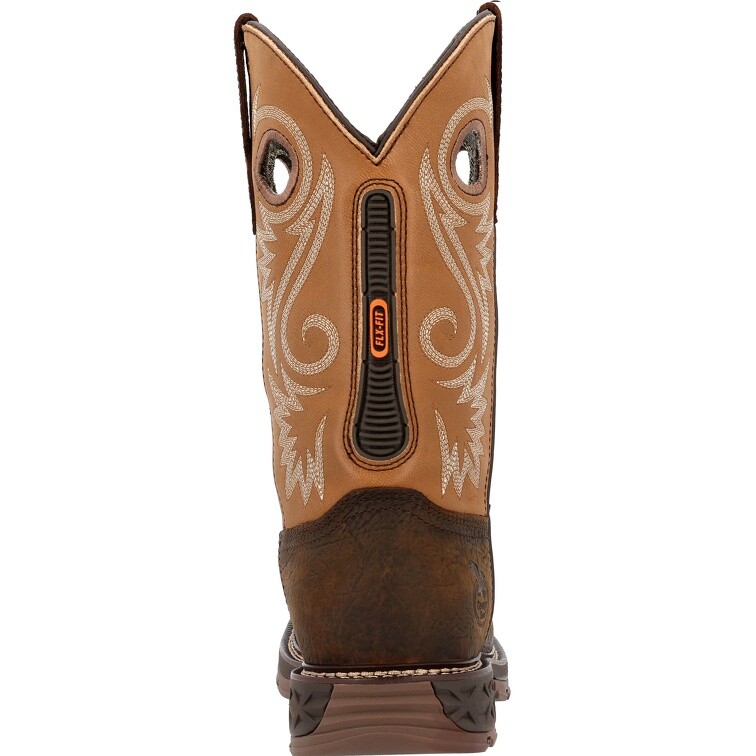 Pre-owned Georgia Boot Carbo-tec Flx 11" Waterproof Alloy Toe Pull-on Work Boot Gb00672 In Brown