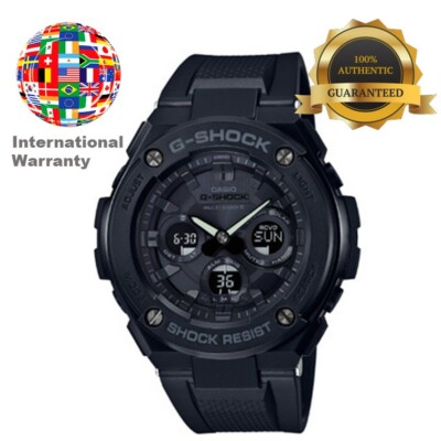 Pre-owned Casio International Warranty Gst-w300g-1a1jf G-shock G-steel Radio Solar Men's Watch