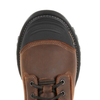 Pre-owned Georgia Boot Mens Rumbler Composite Toe Waterproof Work Boot Gb00285 In Brown