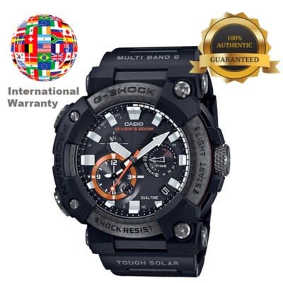 Pre-owned Casio International Warranty Gwf-a1000xc-1ajf G-shock Frogman Radio Solar Men's Watch