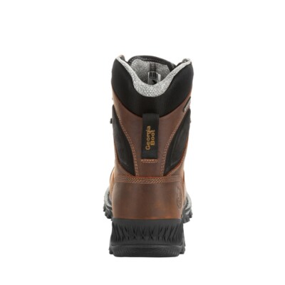 Pre-owned Georgia Boot Mens Rumbler Composite Toe Waterproof Work Boot Gb00285 In Brown