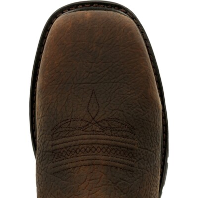 Pre-owned Georgia Boot Mens Carbo-tec Lt Steel Toe Waterproof Pull-on Work Boot Gb00437 In Brown/navy