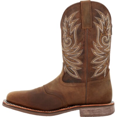 Pre-owned Georgia Boot Carbo-tec Elite Waterproof Western Work Boot Gb00525 In Brown