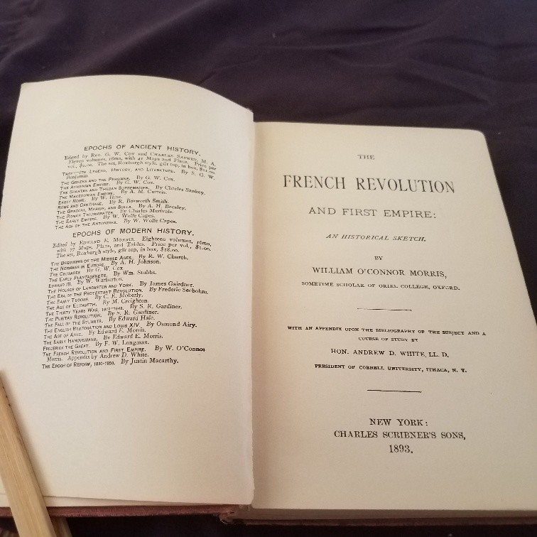 The French Revolution Epochs Of History Book