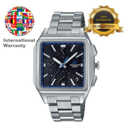 Pre-owned Casio International Warranty Ocw-t5000-1ajf Oceanus Radio Solar Men's Watch