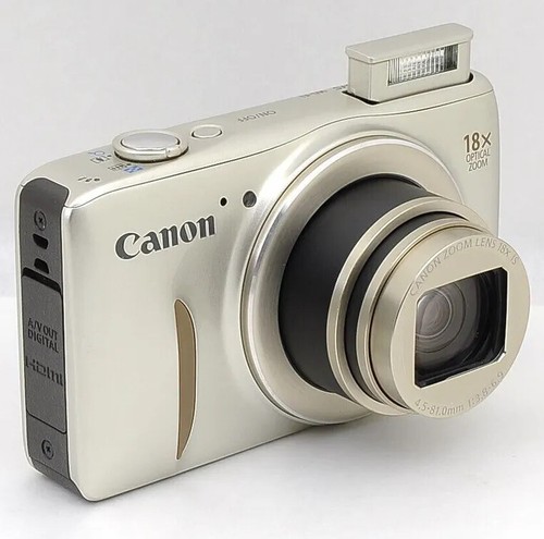 Canon PowerShot SX600 HS 16MP Digital Camera SX600HS Gold 18x Lens