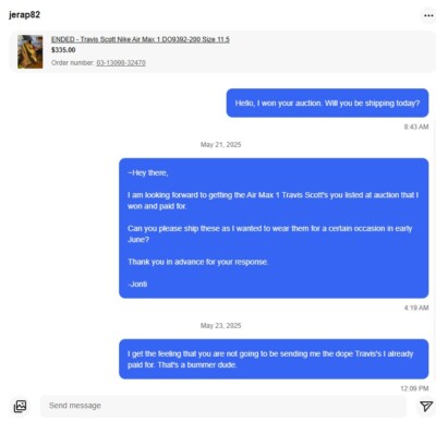 Foto dell'oggetto di un acquirente verificato