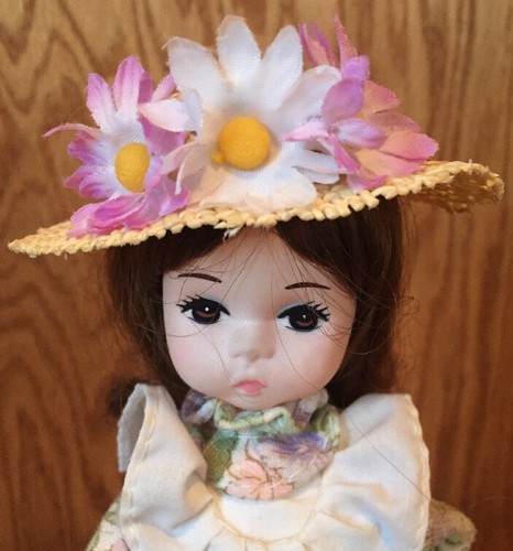 Bradley Dolls Birth Stone Tiles Sd777 Miss Sapphire September Vintage Doll Blue