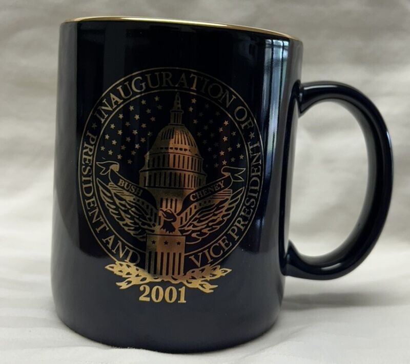 George W Bush 2001 Presidential Inauguration Commemorative Coffee Cup